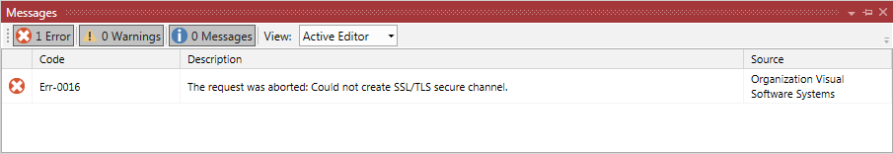 TLS1.2 Error